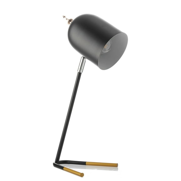 Lámpara de mesa metal Moderna Decolamp S3028 negro