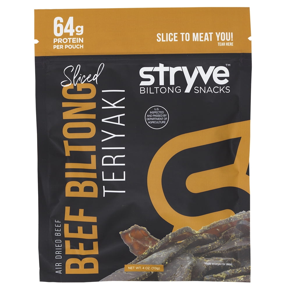 Stryve Beef Biltong, Teriyaki, 4.0oz
