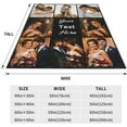 thumbnail image 6 of Custom Blanket with Picture Text Customized Blankets with Photos Customizable Personalized Blankets and Throws for Adult Kid Birthday Christmas Valentines Day Memorial Gift,, 6 of 6
