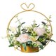 thumbnail image 1 of Cesta de flores de boda Cesta de flores de encaje de pétalos brillar Electrónica, 1 of 5