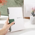 thumbnail image 5 of A5 5 Ring Binder Refillable Notebook, PU Leather Loose Leaf Journal for Office, Home School Organizer, 5 of 9