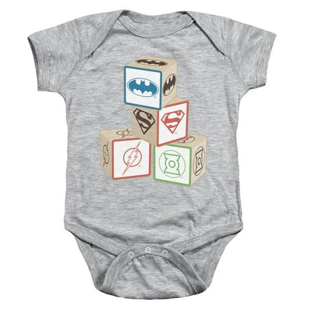 Jla - Baby Block - Infant Snapsuit - 6 Month