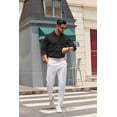 thumbnail image 4 of COOFANDY Mens Dress Shirts Casual Long Sleeve Button Down Shirts Oxford Shirts for Men, 4 of 6