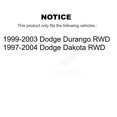 thumbnail image 2 of TMC Front Suspension Shock Absorbers Pair for Car Dodge Dakota Durango RWD - Left Right Side (Driver Passenger) K78-100063, 2 of 2
