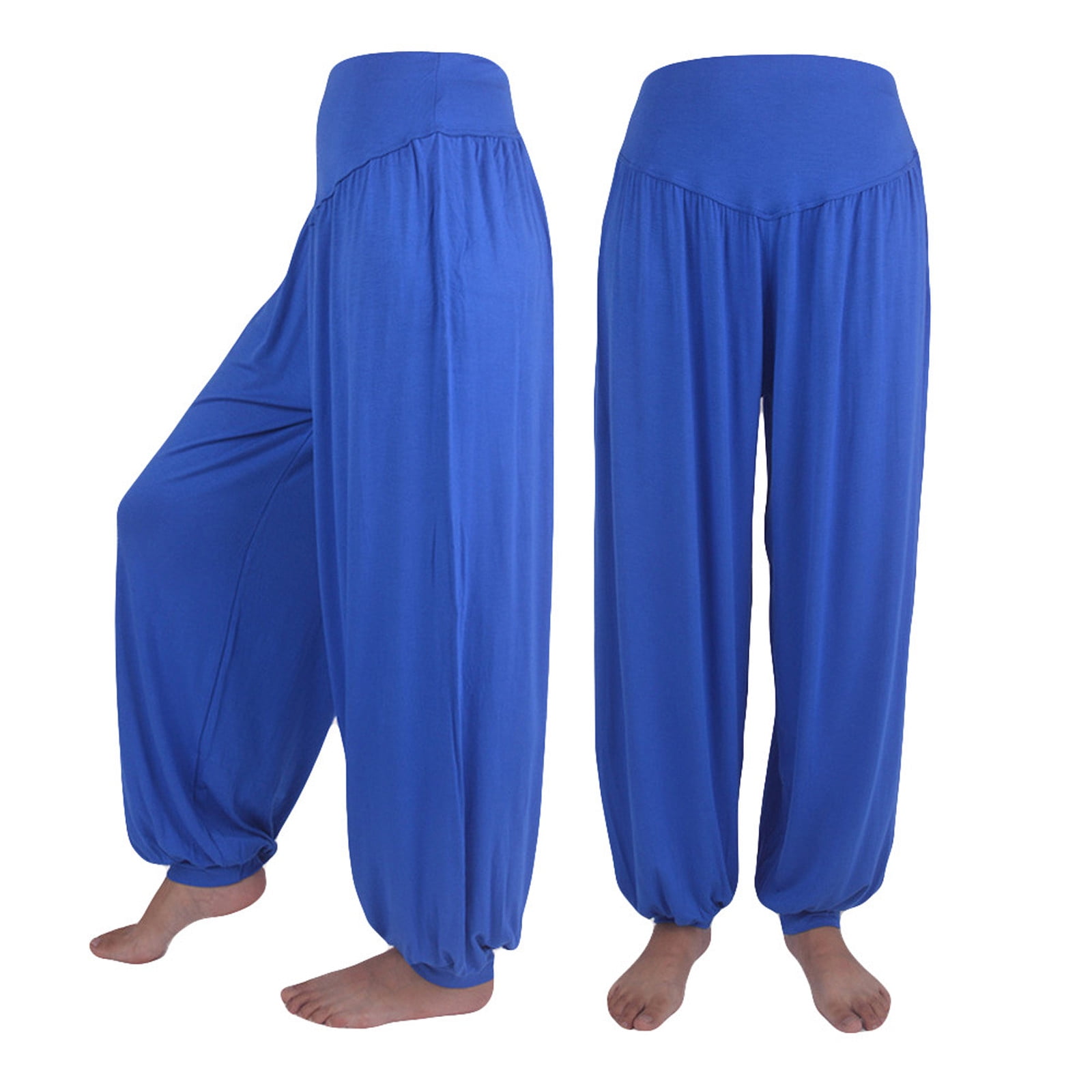 Tiqkatyck Women's Pants, Womens Elastic Loose Casual Cotton