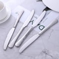 thumbnail image 4 of BUY&USE 12 PCS 9.2 Inch Dinner Knives Table Dinner Knife Stainless Steel Hammered Surface Silverware Dinnerware Set, for Home Hotel Restaurant Mirror Polished Dishwasher Safe, 4 of 7