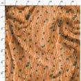 thumbnail image 3 of Soimoi Velvet Orange Fabric By the Yard - 54 Inch Wide - Texture Elegance Fabric - Nature-Inspired and Whimsical Patterns for Apparel and Home Decor Printed Fabric, 3 of 6