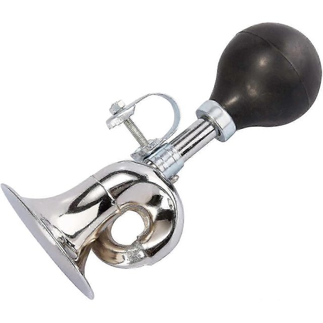 Retro Metal Air Horn Loud Bike Horn Bicycle Horn Loud And Durable Sound With Adjustable Clip Easy To Install And Remove, Fits Most Bicycle Handl