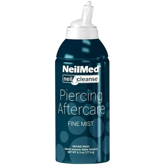 NeilMed Piercing Aftercare Gentle Fine Mist, 6 Oz