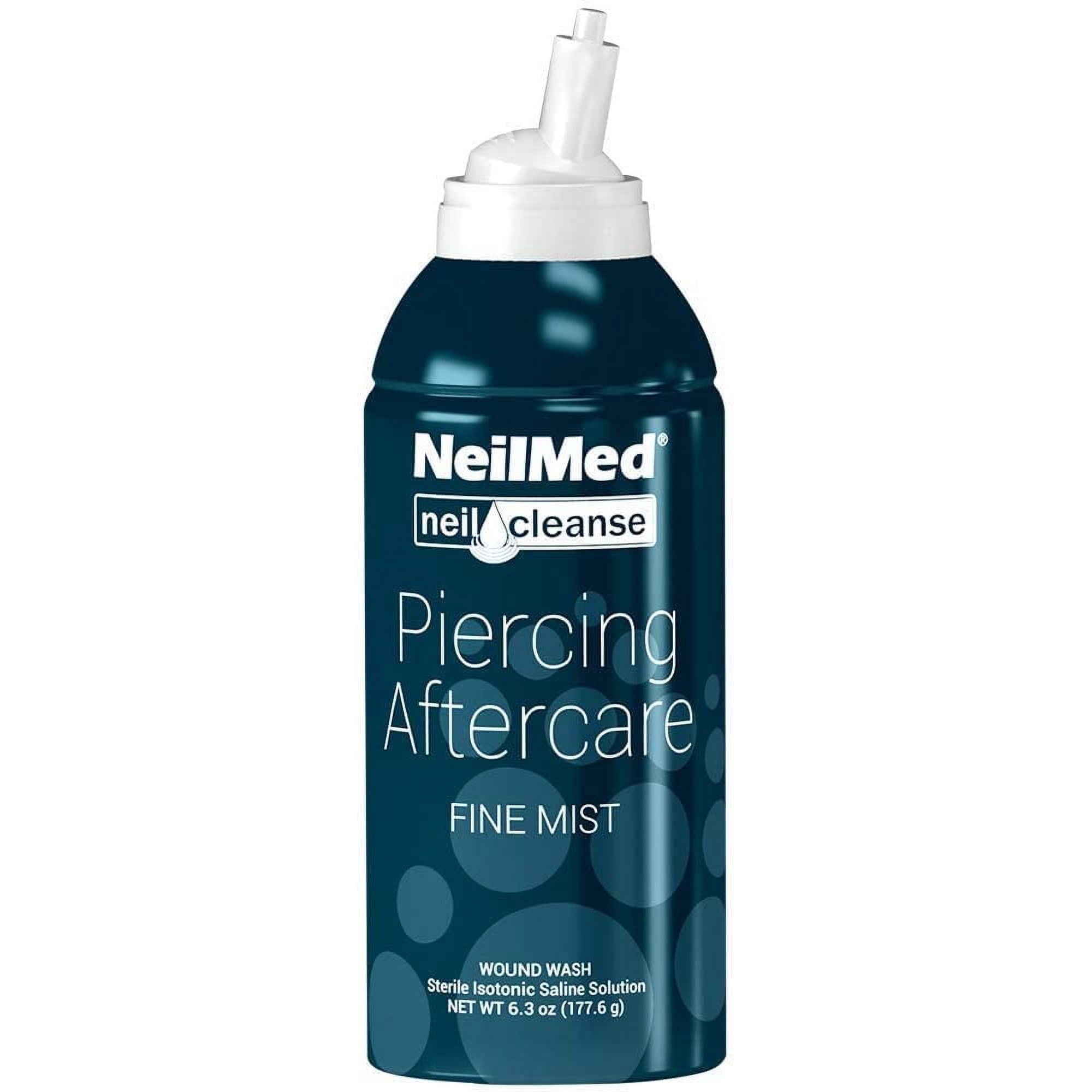 NeilMed Piercing Aftercare Gentle Fine Mist, 6 Oz