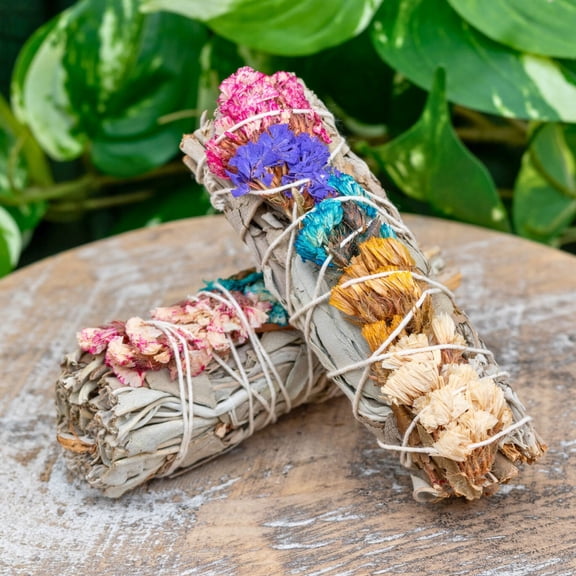 White Sage with Assorted Flowers