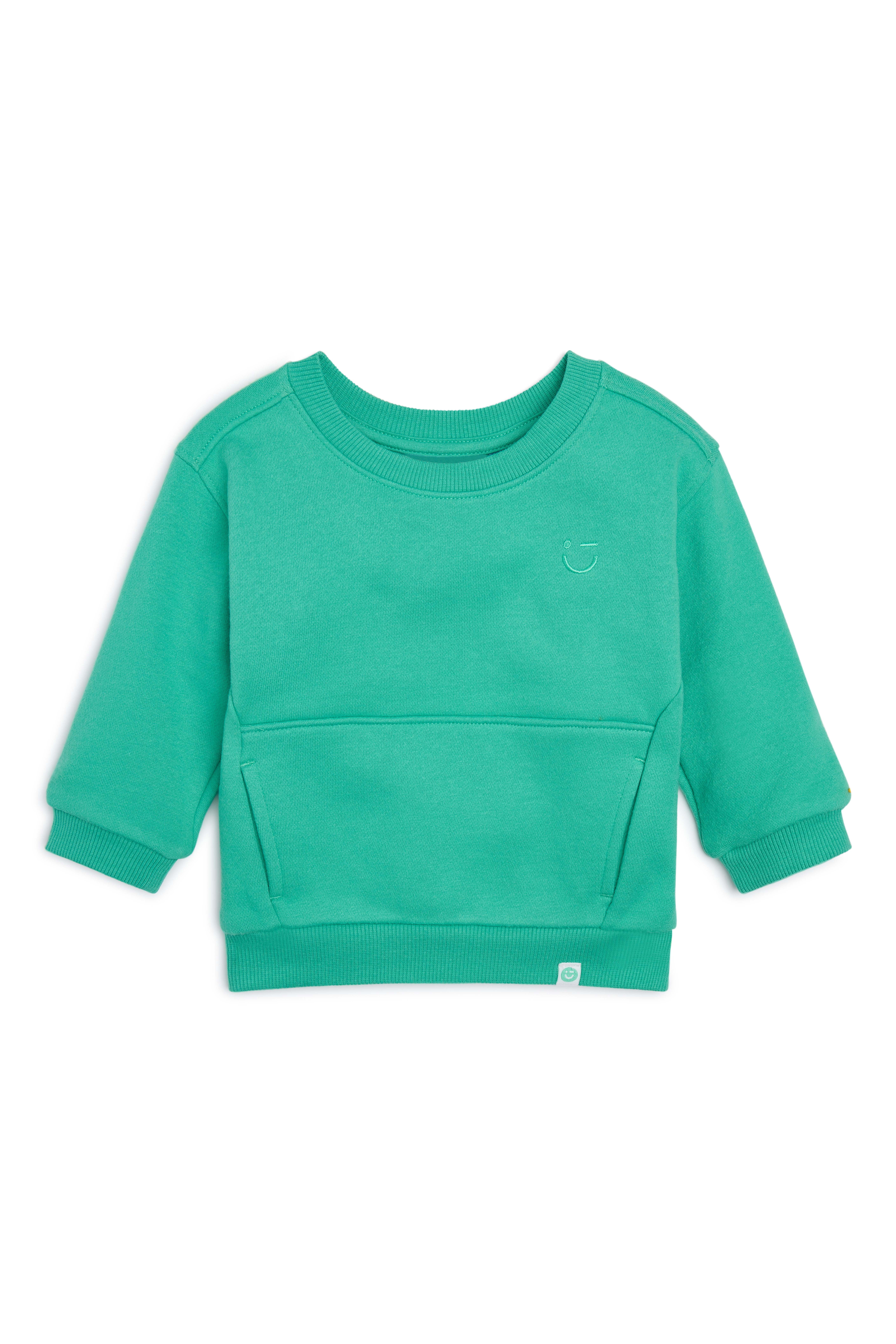 Color Mix by Garanimals Baby Butter Fleece Sweatshirt & Jogger Outfit Set, Sizes 6-24 Months