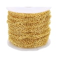 thumbnail image 1 of jifeng Chain Extender Extension Chains for Necklace Jewelry Making , Gold 0.6mm, 9m, 1 of 9