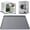 Gray, variant on FVKRNYZ Mini Fridge Silicone Mat 19.7"x19.7"x0.6" Multipurpose Non-Slip Under Small Appliance Mat for Refrigerators Washing Machines Dryers Wine Coolers and Dishwashers