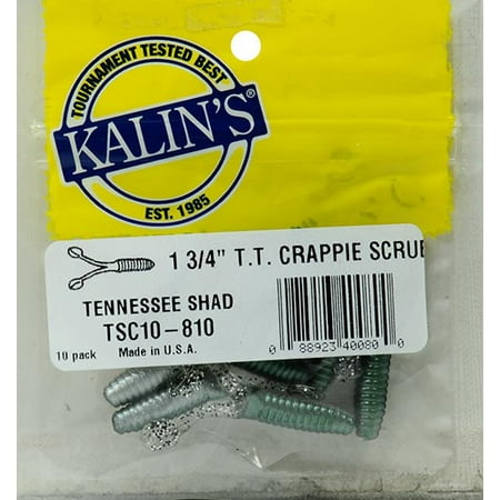 Kalin's Crappie Scrub 10 Pk Tenn Shad (Best Crappie Lakes In Tennessee)