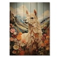 thumbnail image 3 of Designart "Alpacas Lazy Daytime" Animals Print on Natural Pine Wood, 3 of 5