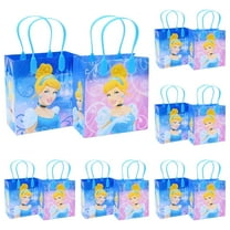 12 Disney Princess Cinderella Party Favor Small Goodie Gift Bags 6"