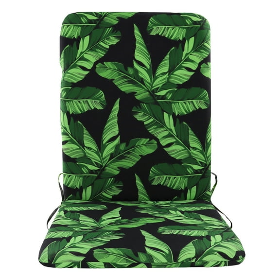 High Back Chair Cushions for Outdoor Use Patio Furniture Cushions Water Repellent and Fade Resistant Seat Cushion with Ties for Rocking Chairs Garden Porch Dining All Weather Decor