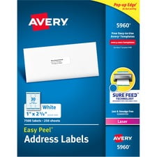 Avery AVE05960 Étiquette d'Adresse