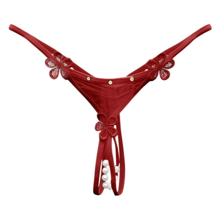 Crotchless Underwear Sexy Lace Brief Women s Sexy Lingerie & Underwear Sheer Panties for Women Funny Thongs One Size