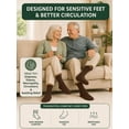 thumbnail image 7 of Comfello Diabetic Socks Crew for Men & Women – 12 Pairs of Non-Binding Neuropathy Socks, 7 of 7