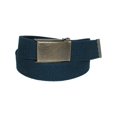 thumbnail image 2 of CTM  Fabric Belt with Brass Flip Top Buckle (Pack of 3) (Men), 2 of 3