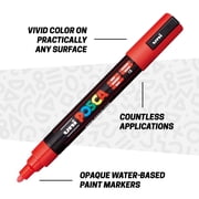 uni POSCA PC-5M Water-Based Paint Markers, Medium Tip, (1.8-2.5mm), Assorted Ink, 8 Count