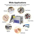 thumbnail image 3 of Ultrasonic Cleaner 2L 3L 6L 10L 15L 30L Ultrasound Cleaning Machine Ultrasonic Cleaning Bath for Glasses Jewelry Dentures Lens, 3 of 7