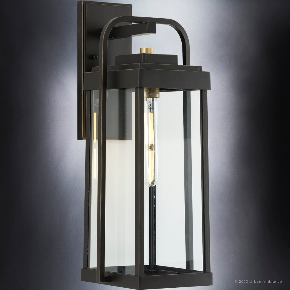 Luxury Transitional Wall Sconce, 20H x 8.25W, with Modern Style, Olde Bronze, UHP1341 by Urban Ambiance