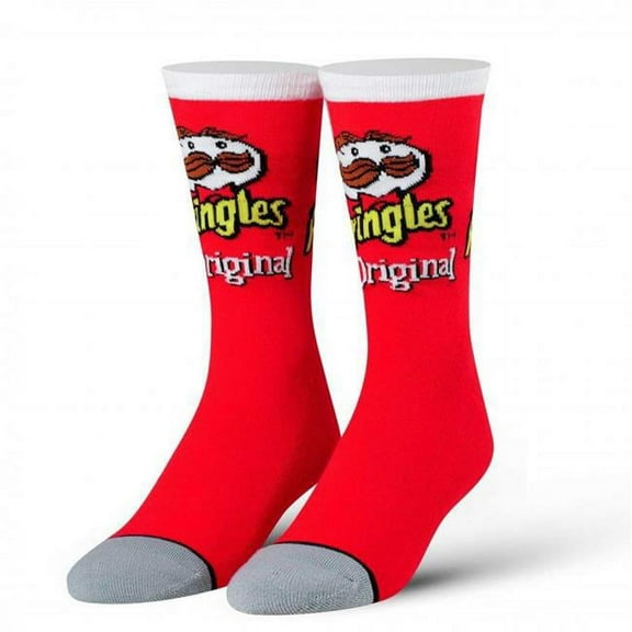 Cool Socks Novelty Crew Socks Men's Women's, Pringles Can, Graphic Print, Large