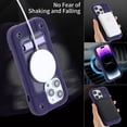 thumbnail image 3 of Dteck for iPhone 14 Pro Max Case Built-in Magnet Compatible with MagSafe Charging Rugged Case Shockproof Drop Protection Protective Cover with Kickstand for iPhone 14 Pro Max,Deep Purple, 3 of 5