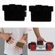 thumbnail image 5 of 2 Piezas Suave Levantamiento de Pesas Entrenamiento Fitness Guantes Hand Guard 4 Antideslizante Ejercicio Guantes para Remo Culturismo , negro shamjiam Guantes de entrenamiento, 5 of 7