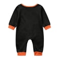 thumbnail image 3 of Halloween Family Matching Pajamas Short Sleeve Black Cat Print Top Pumpkin Ghost Pattern Long Pants Family Sleepwear Set, 3 of 3