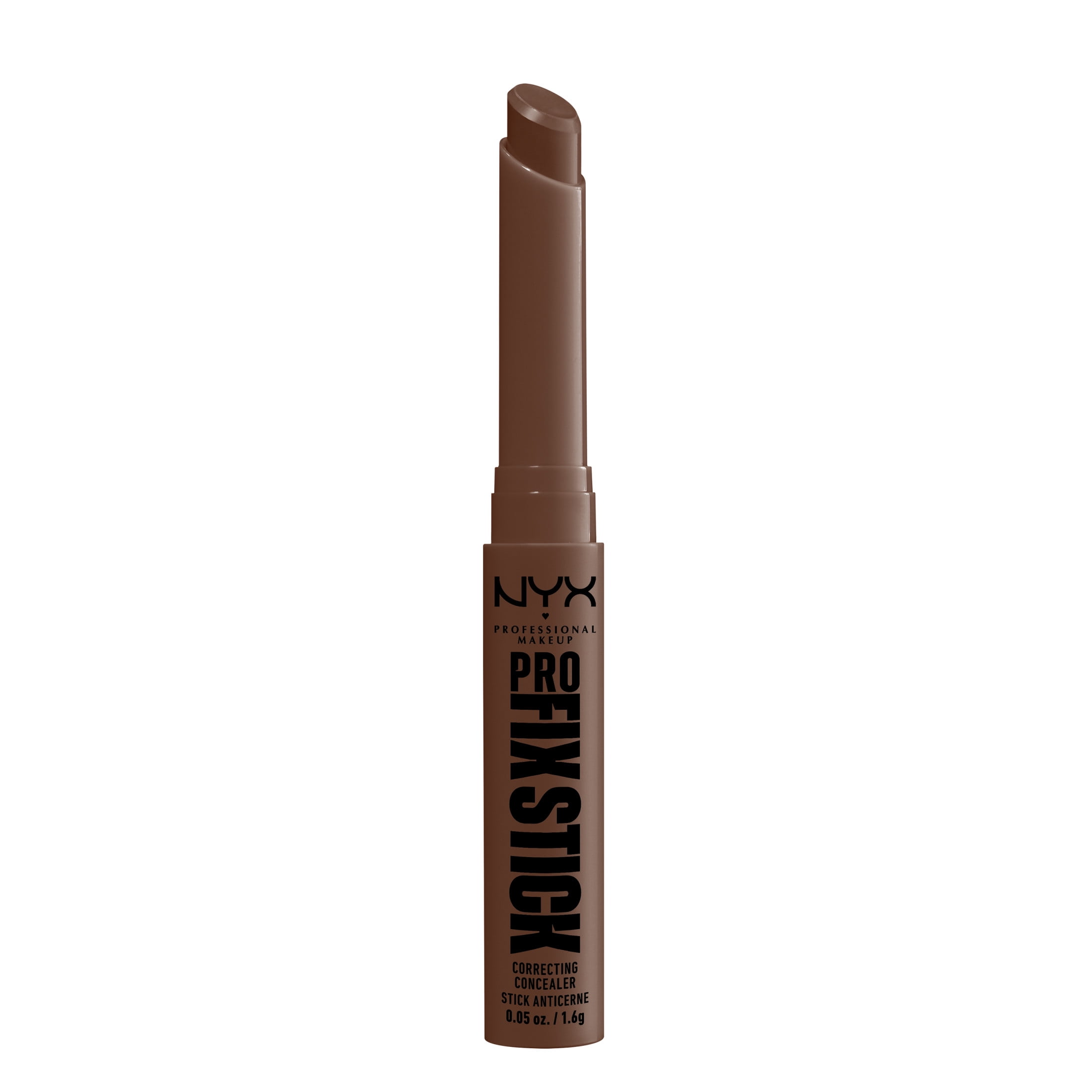 NYX PROFESSIONAL MAKEUP, Pro Fix Stick Correcting Concealer, Infused with hyaluronic acid, Cream formula - 16 Walnut