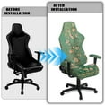 thumbnail image 5 of Xoenoiee Vintage Rose Flower Print Gaming Chair Covers Slipcovers Stretch Gamer Chair Cover with Armrest Covers Waterproof Fabric Non-Slip Anti-Scratch Universal Fit Rotating Gaming Chair Protector, 5 of 7