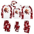 thumbnail image 6 of Odeerbi Christmas Pajamas for Family Holiday Long Sleeve Family Christmas Pajamas Matching Sets Mom Christmas Plaid Printed Blouse Tops + Pants Sleepwear Family Matching PJs Set Red, 6 of 6