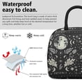 thumbnail image 3 of Lunch Bag Lunch Box for Women Reusable Insulated Lunch Bags,Water-Resistant Gothic Cooler Lunch Tote Bag, Large Capacity for Work Travel Picnic, 3 of 6