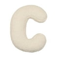 thumbnail image 1 of Almohada de peluche con letras, cojín decorativo para regalo de cumpleaños, almohada decorativa con letras para sofá, 1 of 8