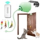 thumbnail image 1 of Juguetes Interactivos para Gatos, Juguetes Eléctricos Colgantes para Gatos de Interior, Juguete para Gatos, Juguete Automático para Gatitos, Color Verde., 1 of 6