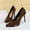 Brown, variant on Women's Suede High Heel Party Pointed Toe Pumps