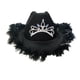 thumbnail image 2 of Sombrero de vaquero, sombrero para el sol, sombrero de vaquera, gorras fedoras, cuello ajustable, sombrero de jazz con cordón negro, 2 of 9
