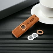Wood KAZOO with Five Membrane Flute Diaphragm Mouth Kazoos Musical Instruments