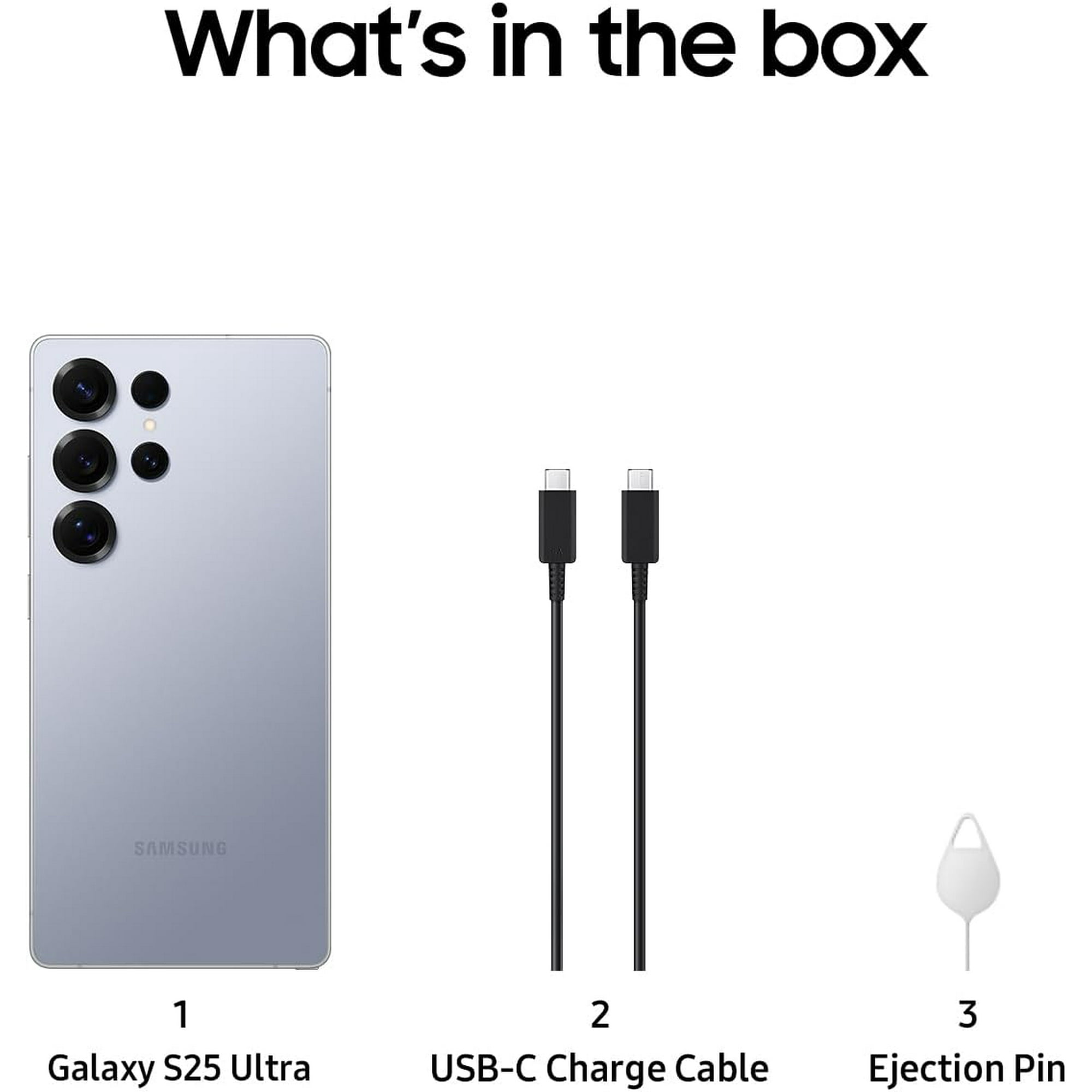 Samsung Galaxy S25 Ultra | 256GB - Titanium Silverblue - Unlocked