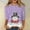 Purple, variant on sunshuilll Women's Christmas Print Athletics Activewear Shirt, Athletic Shirts & Tops, 1-Pack