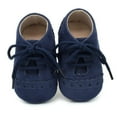 thumbnail image 1 of Baby Boys Girls Soft Sole Moccasins Lace-up Infant Toddler Shoes Sneaker, 1 of 6