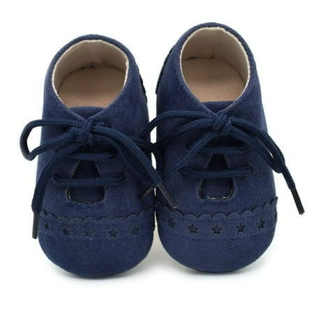 

Toddler Baby Boys Girls Soft Sole Moccasins Lace-up Infant Toddler Shoes Sneaker