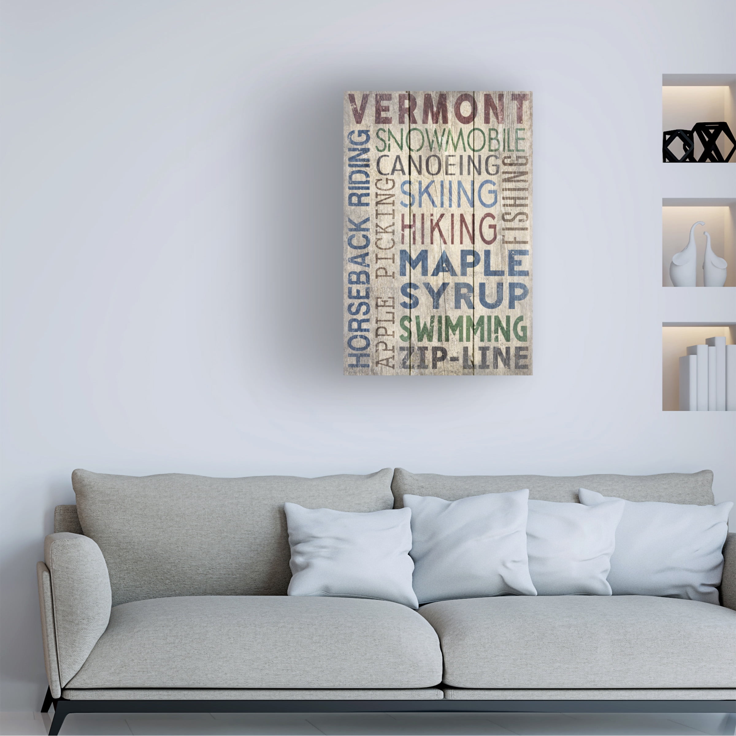 Lantern Press 'Vermont' Canvas Art