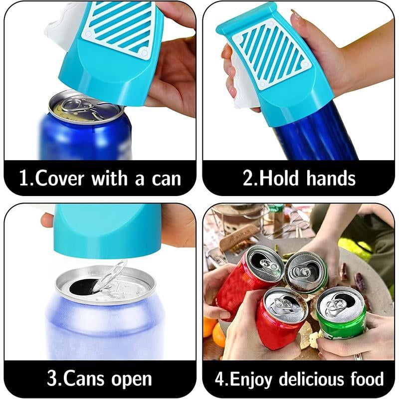 1Pieces 3D-Printed Small Can Opener Wear Resist Portable Beverage Open Tool Ergonomics Beer Can Opener Outdoor Tableware