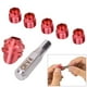 thumbnail image 3 of Mirilla con capucha de aleación de aluminio, mirilla de 37/45 pulgadas para accesorios para lazos compuestos, color rojo 37, 3 of 8