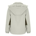 thumbnail image 6 of Ofreoo Womens Jacket Solid Color Pocket Zipper Keep Warm Outdoor Coat The Hottest Gifts, 6 of 7